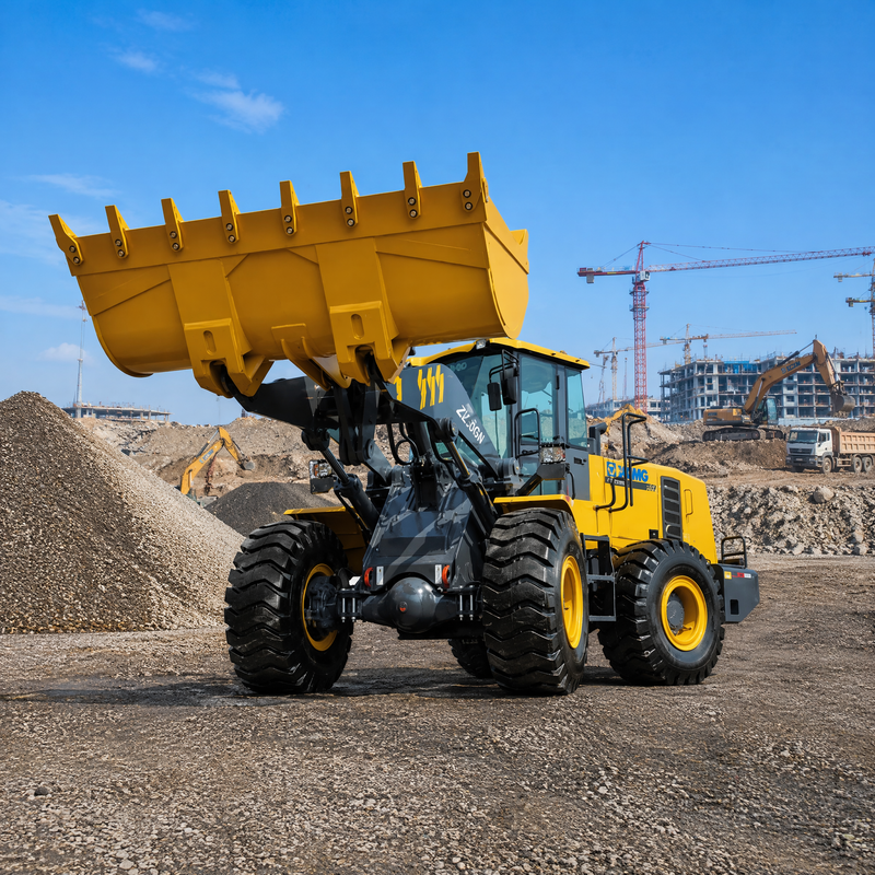 XCMG ZL50GN 5 طن محمول العجلات الأمامية 3.2m3