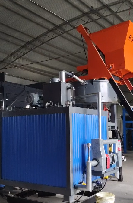 1000-type Flat Mouth Cold Patch Asphalt Mixing & Bagging Equipment, 3-4t/h Cold Mix Bitumen Batching Plant